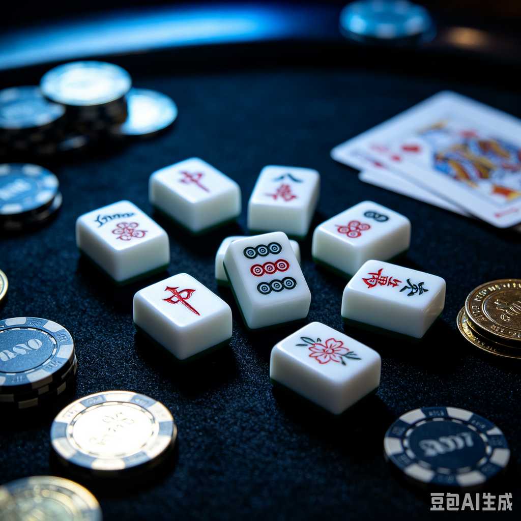 embossed mahjong set design