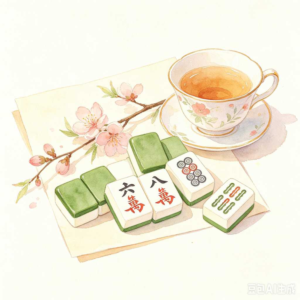 exquisite gift box mahjong tiles